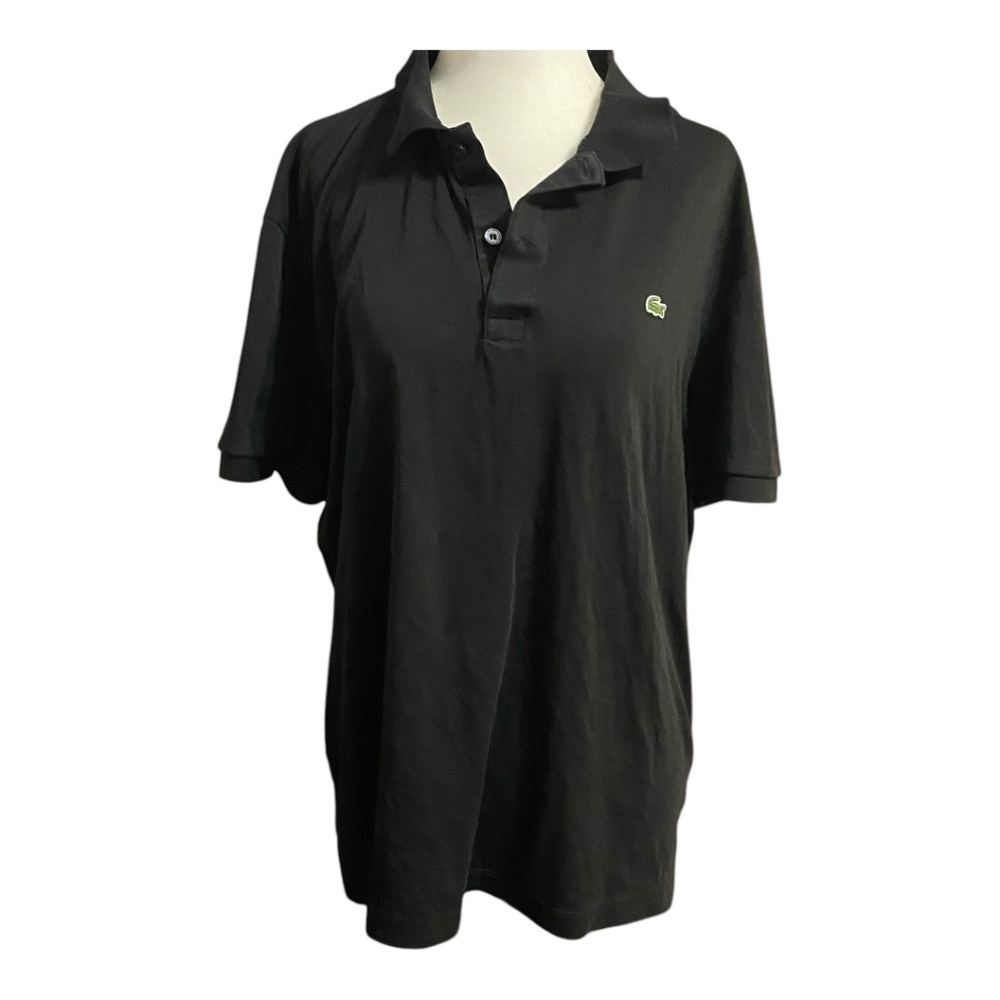 Lacoste black Men’s Polo. Regular Fit. Sz XL. F5